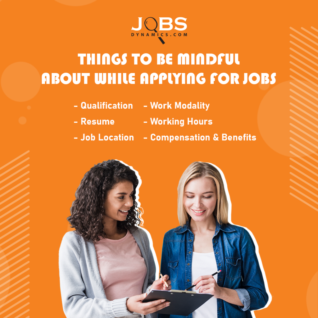 Feature image for Thing to be mindful about while applying for jobs